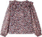 vidaXL-Kindershirt-met-lange-mouwen-bloemenprint-104-donkerroze
