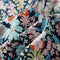 vidaXL-Kindershirt-met-lange-mouwen-bloemenprint-116-donkerblauw