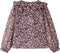 vidaXL-Kindershirt-met-lange-mouwen-bloemenprint-116-donkerroze