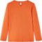 vidaXL-Kindershirt-met-lange-mouwen-bloemenprint-116-oranjebruin