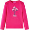 vidaXL-Kindershirt-met-lange-mouwen-bloemenprint-128-felroze