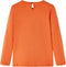 vidaXL-Kindershirt-met-lange-mouwen-bloemenprint-128-oranjebruin