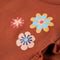 vidaXL-Kindershirt-met-lange-mouwen-bloemenprint-92-cognackleurig
