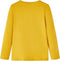 vidaXL-Kindershirt-met-lange-mouwen-dierenprint-104-donker-okerkleurig