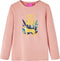 vidaXL-Kindershirt-met-lange-mouwen-dierenprint-104-lichtroze