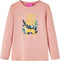 vidaXL-Kindershirt-met-lange-mouwen-dierenprint-128-lichtroze