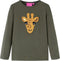 vidaXL-Kindershirt-met-lange-mouwen-dierenprint-140-kakikleurig