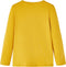 vidaXL-Kindershirt-met-lange-mouwen-dierenprint-92-donker-okerkleurig