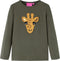 vidaXL-Kindershirt-met-lange-mouwen-dierenprint-92-kakikleurig