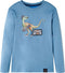 vidaXL-Kindershirt-met-lange-mouwen-dinosaurusprint-104-medium-blauw