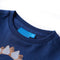 vidaXL-Kindershirt-met-lange-mouwen-dinosaurusprint-116-marineblauw