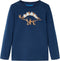 vidaXL-Kindershirt-met-lange-mouwen-dinosaurusprint-140-marineblauw