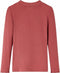 vidaXL-Kindershirt-met-lange-mouwen-en-lage-col-104-roodbruin