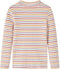 vidaXL-Kindershirt-met-lange-mouwen-en-lage-col-116-gestreept-ecru