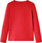 vidaXL-Kindershirt-met-lange-mouwen-en-woorden-in-3D-128-rood