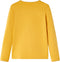 vidaXL-Kindershirt-met-lange-mouwen-en-woorden-in-3D-92-donkerokerkleurig