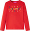 vidaXL-Kindershirt-met-lange-mouwen-en-woorden-in-3D-92-rood