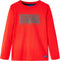 vidaXL-Kindershirt-met-lange-mouwen-fietsprint-104-rood