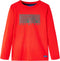 vidaXL-Kindershirt-met-lange-mouwen-fietsprint-116-rood