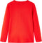 vidaXL-Kindershirt-met-lange-mouwen-fietsprint-116-rood