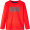 vidaXL-Kindershirt-met-lange-mouwen-fietsprint-128-rood