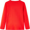 vidaXL-Kindershirt-met-lange-mouwen-fietsprint-128-rood