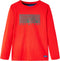 vidaXL-Kindershirt-met-lange-mouwen-fietsprint-92-rood