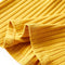 vidaXL-Kindershirt-met-lange-mouwen-geribd-104-donker-okerkleurig
