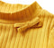 vidaXL-Kindershirt-met-lange-mouwen-geribd-104-donker-okerkleurig