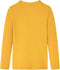 vidaXL-Kindershirt-met-lange-mouwen-geribd-116-donker-okerkleurig