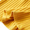 vidaXL-Kindershirt-met-lange-mouwen-geribd-128-donker-okerkleurig