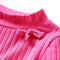 vidaXL-Kindershirt-met-lange-mouwen-geribd-140-felroze