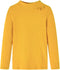 vidaXL-Kindershirt-met-lange-mouwen-geribd-92-donker-okerkleurig