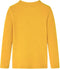 vidaXL-Kindershirt-met-lange-mouwen-geribd-92-donker-okerkleurig