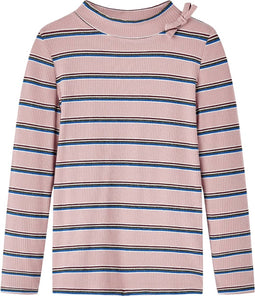 vidaXL-Kindershirt-met-lange-mouwen-gestreept-104-lichtroze