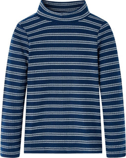 vidaXL-Kindershirt-met-lange-mouwen-gestreept-116-marineblauw