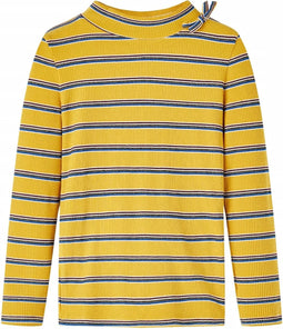 vidaXL-Kindershirt-met-lange-mouwen-gestreept-116-okerkleurig