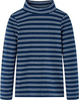vidaXL-Kindershirt-met-lange-mouwen-gestreept-140-marineblauw