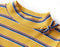 vidaXL-Kindershirt-met-lange-mouwen-gestreept-140-okerkleurig