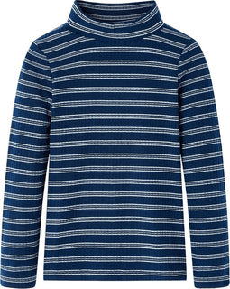 vidaXL-Kindershirt-met-lange-mouwen-gestreept-92-marineblauw
