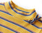 vidaXL-Kindershirt-met-lange-mouwen-gestreept-92-okerkleurig