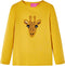 vidaXL-Kindershirt-met-lange-mouwen-hert-116-donker-okerkleurig