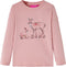 vidaXL-Kindershirt-met-lange-mouwen-hert-en-konijnenprint-104-roze