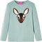 vidaXL-Kindershirt-met-lange-mouwen-hert-van-pailletten-92-middelmintkleurig