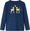 vidaXL-Kindershirt-met-lange-mouwen-hertenprint-104-marineblauw
