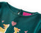 vidaXL-Kindershirt-met-lange-mouwen-hertenprint-128-donkergroen