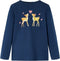 vidaXL-Kindershirt-met-lange-mouwen-hertenprint-92-marineblauw