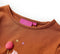vidaXL-Kindershirt-met-lange-mouwen-ijsjesprint-128-cognackleurig