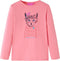 vidaXL-Kindershirt-met-lange-mouwen-kattenprint-104-roze