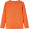 vidaXL-Kindershirt-met-lange-mouwen-kattenprint-116-oranjebruin